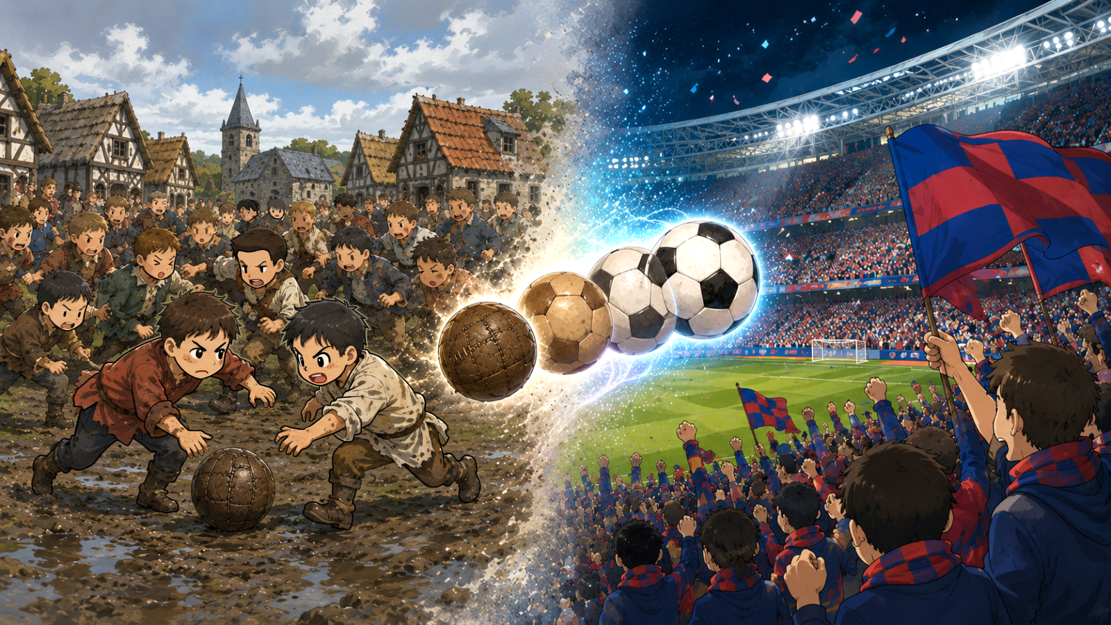サッカーの歴史 ― 中世の乱闘から世界最大のスポーツになるまで
